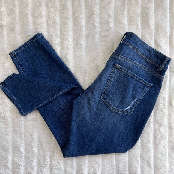 DL1961 Davis Skinny Boyfriend jeans in distressed Hollar wash - Picture 7 of 8